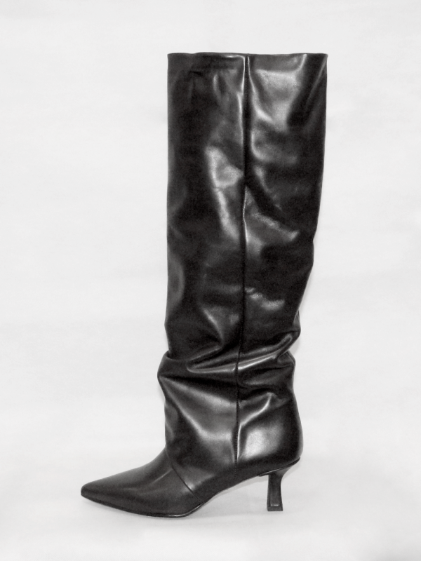 Stivale in vitello nero - Prodotto_9