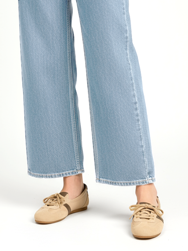 Ballerina in vitello beije con dettagli testa di moro - Prodotto_12